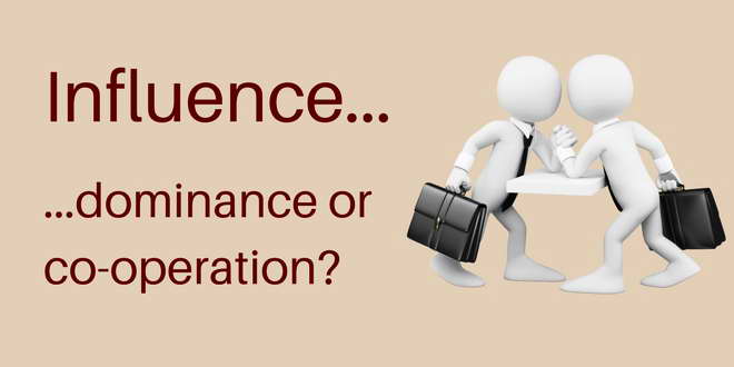 Influence - dominance or cooperation