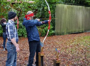 'Blindfold Archery' on our NLP Practitioner Training Programme (2)